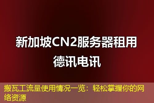 搬瓦工流量使用情況一覽：輕松掌握你的網(wǎng)絡(luò)資源