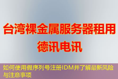 如何使用假序列號注冊IDM并了解最新風(fēng)險與注意事項