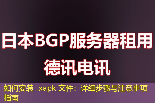 如何安裝 .xapk 文件：詳細(xì)步驟與注意事項(xiàng)指南