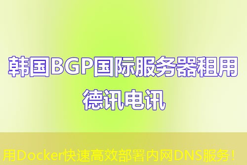 用Docker快速高效部署內(nèi)網(wǎng)DNS服務(wù)！
