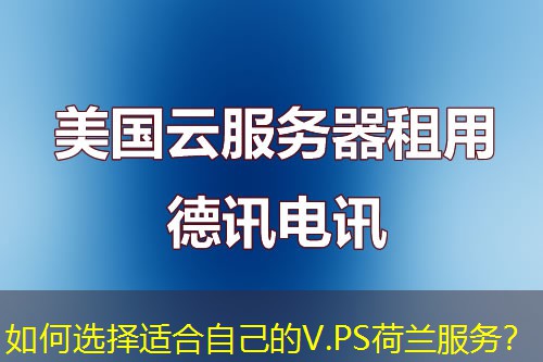 如何選擇適合自己的V.PS荷蘭服務？