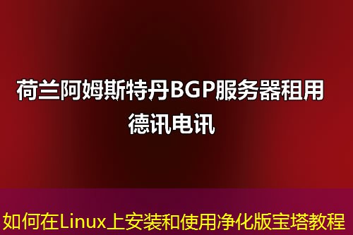 如何在Linux上安裝和使用凈化版寶塔教程