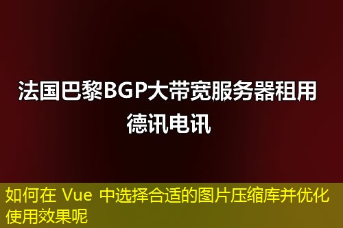 如何在 Vue 中選擇合適的圖片壓縮庫(kù)并優(yōu)化使用效果呢