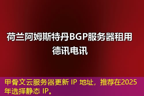 甲骨文云服務(wù)器更新 IP 地址，推薦在2025年選擇靜態(tài) IP。