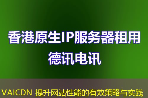 VAICDN 提升網(wǎng)站性能的有效策略與實(shí)踐