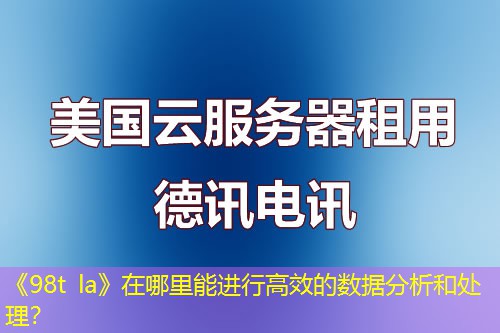 《98t la》在哪里能進行高效的數(shù)據(jù)分析和處理？
